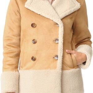 MOTHER | Faux Sherling Coat | Bundled Up | S